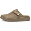 Woden Vega Clog In Silver Mink