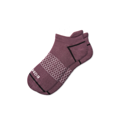 Bombas Marl Ankle Socks In Raisin