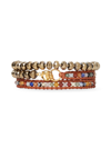 Chan Luu Women's 18k-gold-plated & Multi-gemstone Beaded Wrap Bracelet In Multi Mix