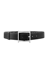 Helsa Logo Contrast Belt In Black