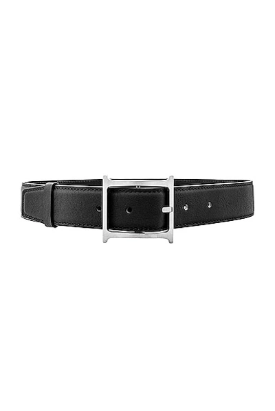 Helsa Logo Contrast Belt In Black