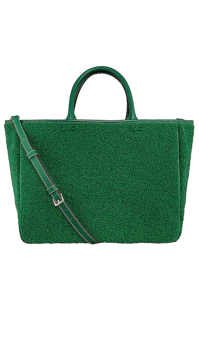 Stoney Clover Lane Sherpa Tote Bag Emerald One Size