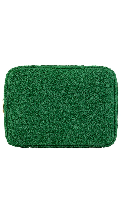 Stoney Clover Lane Sherpa Large Pouch In Pine