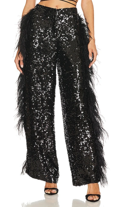 Lapointe Sequin Trouser In Black