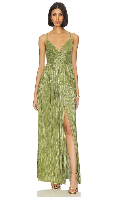 Sabina Musayev Viva Dress In Olive Green