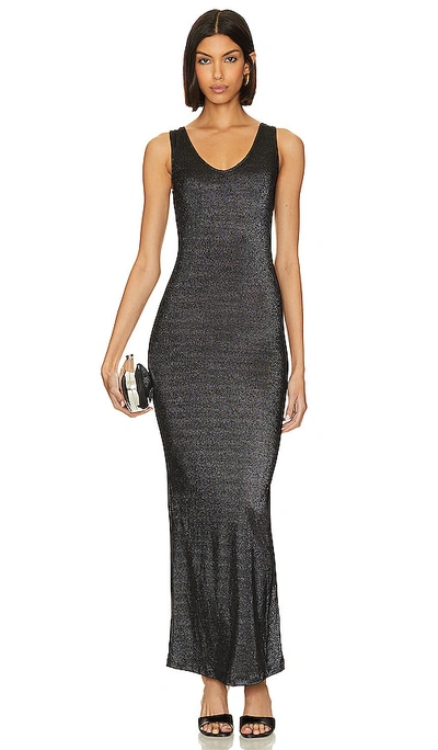 Vdm Dayna Maxi Dress In Obsidian