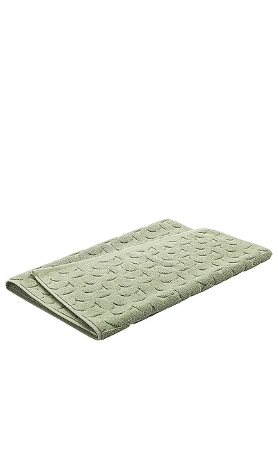 House No. 23 Harper Bathmat In Sage