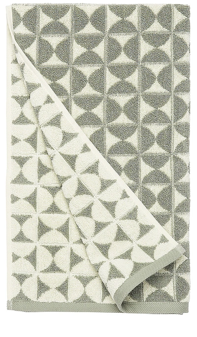 House No. 23 Harper Hand Towel In Sage