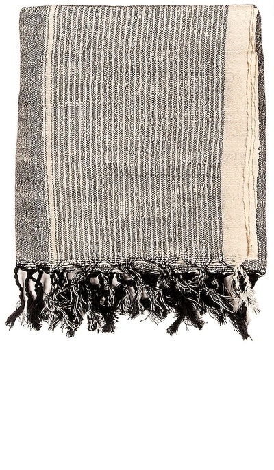 House No. 23 Zoe Towel In Anthracite