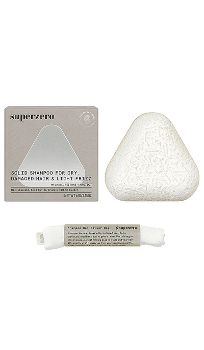 Superzero Solid Shampoo For Dry, Damaged Hair With Light Frizz In N,a