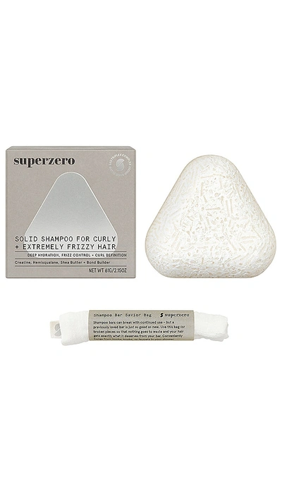 Superzero Solid Shampoo Bar Curly, Coily, Extremely Frizzy Hair In N,a