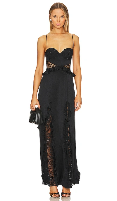 Majorelle Ella Gown In Black