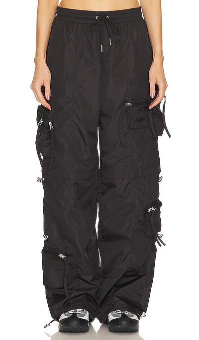 Ser.o.ya Alba Ruched Cargo Trouser In Black