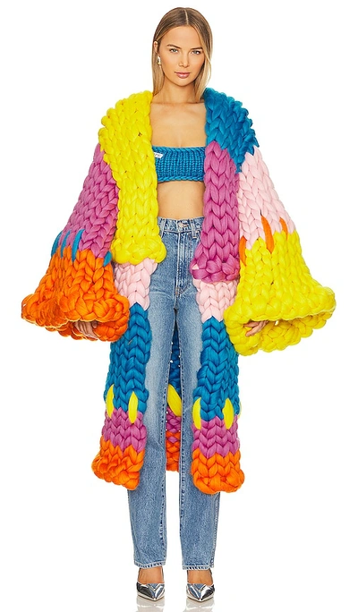 Hope Macaulay Kaleidoscope Colossal Knit Coat
