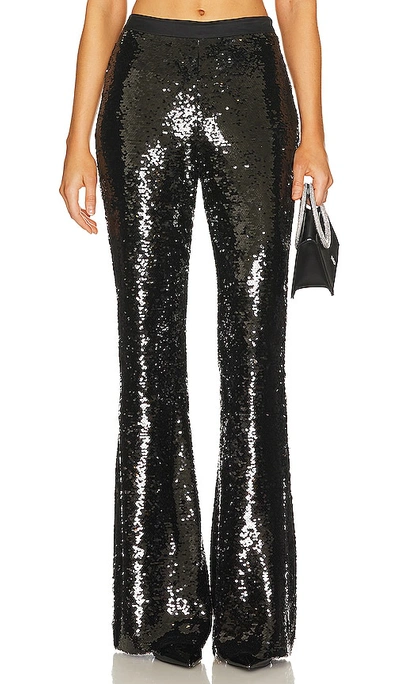 Cinq À Sept Cinq A Sept Amy Sequin Pants In Black