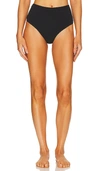 Fleur Du Mal High Waist Bottom In Black