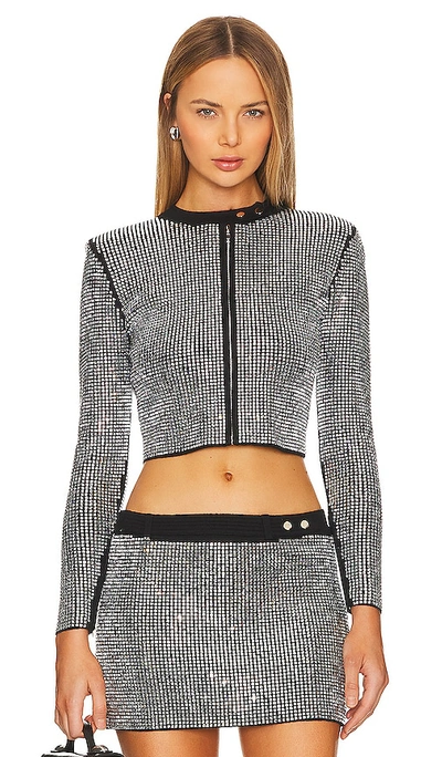 Retroféte Aero Jacket In Black & Silver