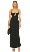 St Agni Resort Maxi Dress In Black