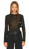 Cotton Citizen Rio Long Sleeve In Desert Mirage Ripple