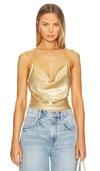 FREE PEOPLE X INTIMATELY FP SUNSET SHIMMER WOVEN CAMI