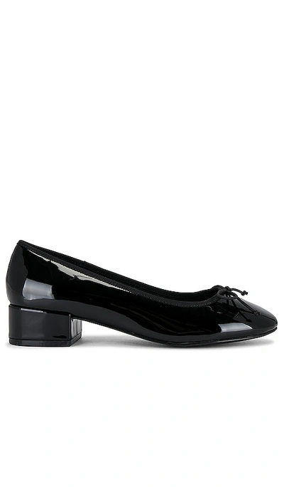Steve Madden Women's Cherish Block-heel Ballet Flats In Black Patent