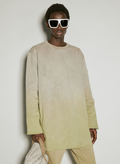 Moncler X Rick Owens Subhuman Raw Cut Hem Sweatshirt In Multi-colored