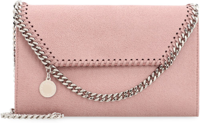 Stella Mccartney Falabella Mini Shoulder Bag In Pink