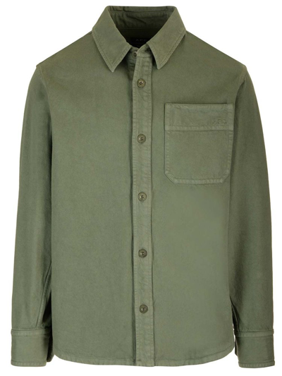 Apc A.p.c. Patch Pocket Long In Green