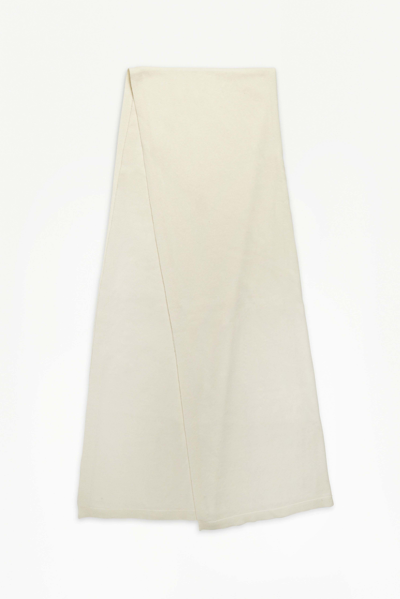 Jonathan Simkhai Wide Scarf In Ivory