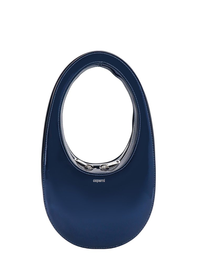 Coperni Mini Swipe Handbag In Blue