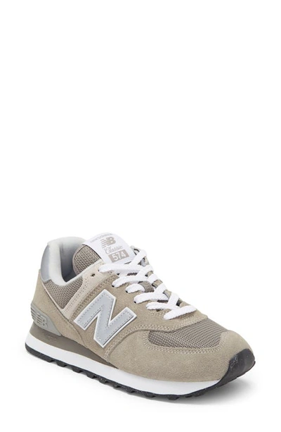 New Balance Women's 574 Evergreen Low Top Sneakers In Grey