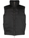 Fendi Wendbare Steppweste Mit Ff-streifen In Black