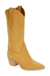 Jeffrey Campbell Dagget Western Boot In Tan Nubuck