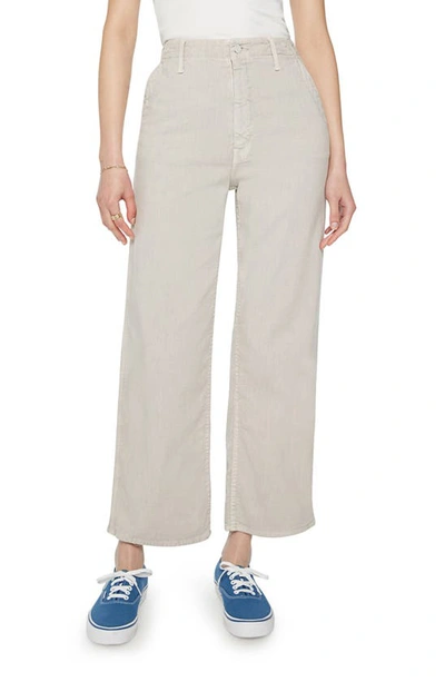 Mother The Major Zip Ankle Oat Oatmeal Pants