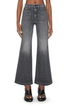 Mother The Hustler Roller Ankle Flare Leg Jeans In Save Your Soul