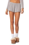 Edikted Women's Homey Pointelle Shorts In Gray