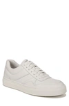 Vince Men's Warren Retro Leather Low-top Sneakers In Chalk White Leather