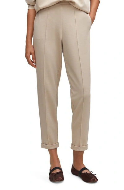 Mango Jogger Seams Pants Beige