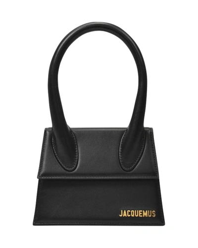 Jacquemus Le Chiquito Moyen Bag -  - Black - Leather