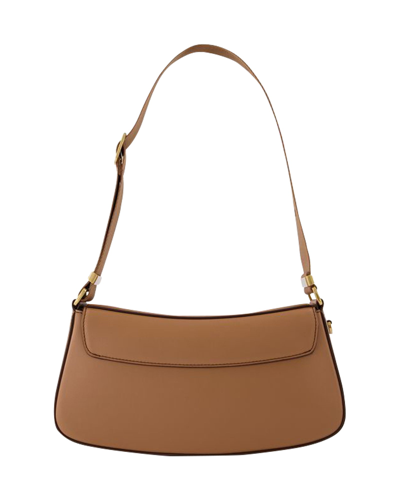 Stella Mccartney Chain Bag Small In Beige In Brown