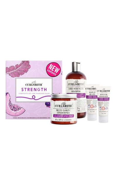 Curlsmith Strength Hair Care Set In White