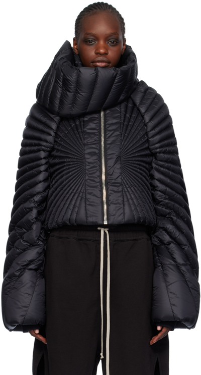 Rick Owens Black Moncler Edition Radiance Down Jacket