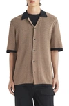 Rag & Bone Men's Felix Striped Button-front Shirt In Brown Multi