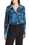 KOBI HALPERIN FLORAL BUTTON-UP SHIRT