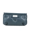 Maison Margiela Woman Handbag Slate Blue Size - Soft Leather In Navy Blue