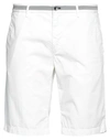 Mason's Man Shorts & Bermuda Shorts White Size 36 Cotton, Elastane