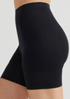 Yummie Brigitta Mid Waist Shapewear Thigh Shaper In Black