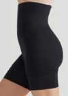 Yummie Brigitta Mid Waist Shapewear Thigh Shaper In Black