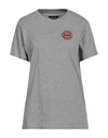 Isabel Marant Woman T-shirt Grey Size L Organic Cotton