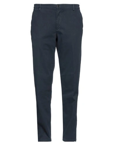 Brooksfield Man Pants Midnight Blue Size 38 Cotton, Elastane